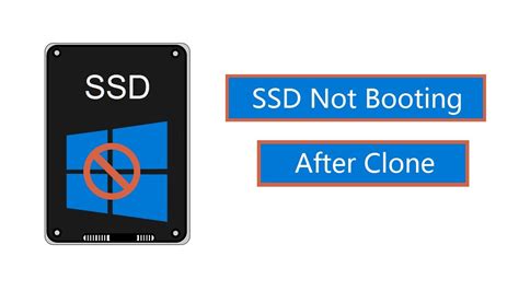 system will not boot from cloned ssd|make disk bootable after clone.